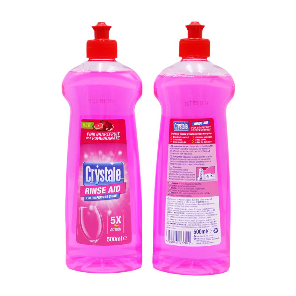 Best Crystale Pink Grapefruit and Pomegranate Rinse Aid 500ml | High Quality Dish Washing Product Online - Product Image Best Crystale Pink Grapefruit and Pomegranate Rinse Aid 500ml | High Quality Dish Washing Product Online - Product Image